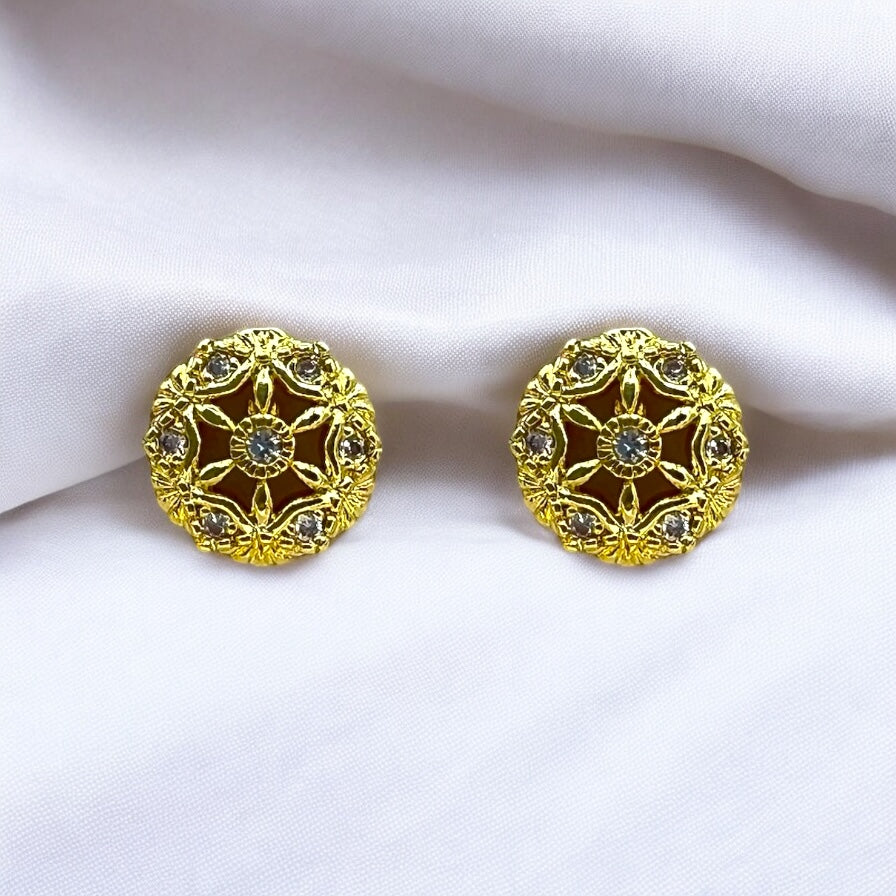 The Rosette Stud Earrings
