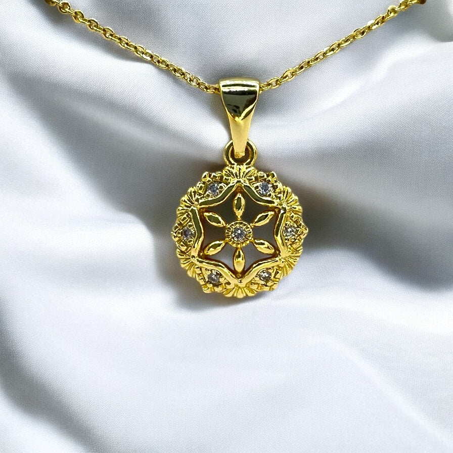 The Rosette Medallion Pendant