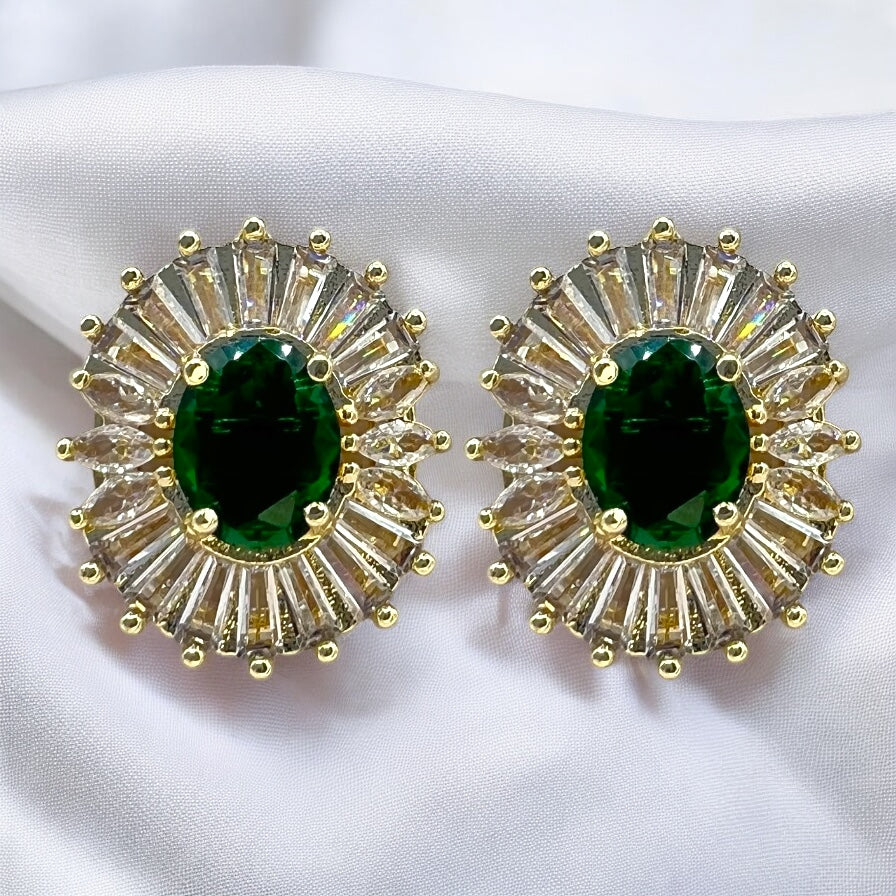 The Duchess of Emerald Earrings