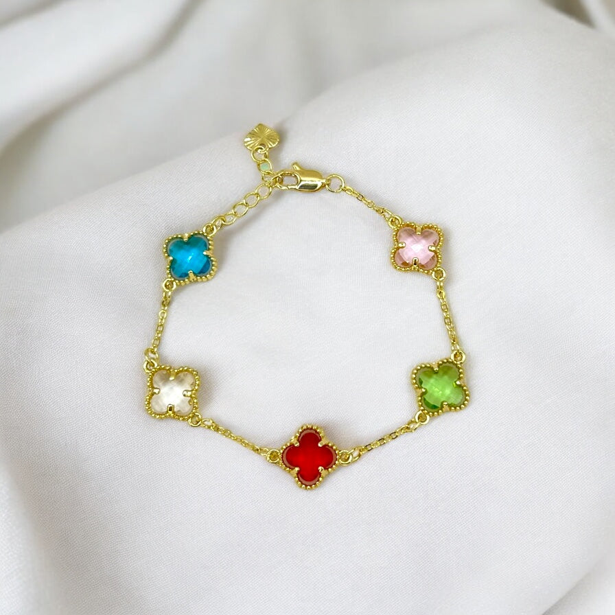 The Original Lucky Clover Bracelet – Multicolor Edition