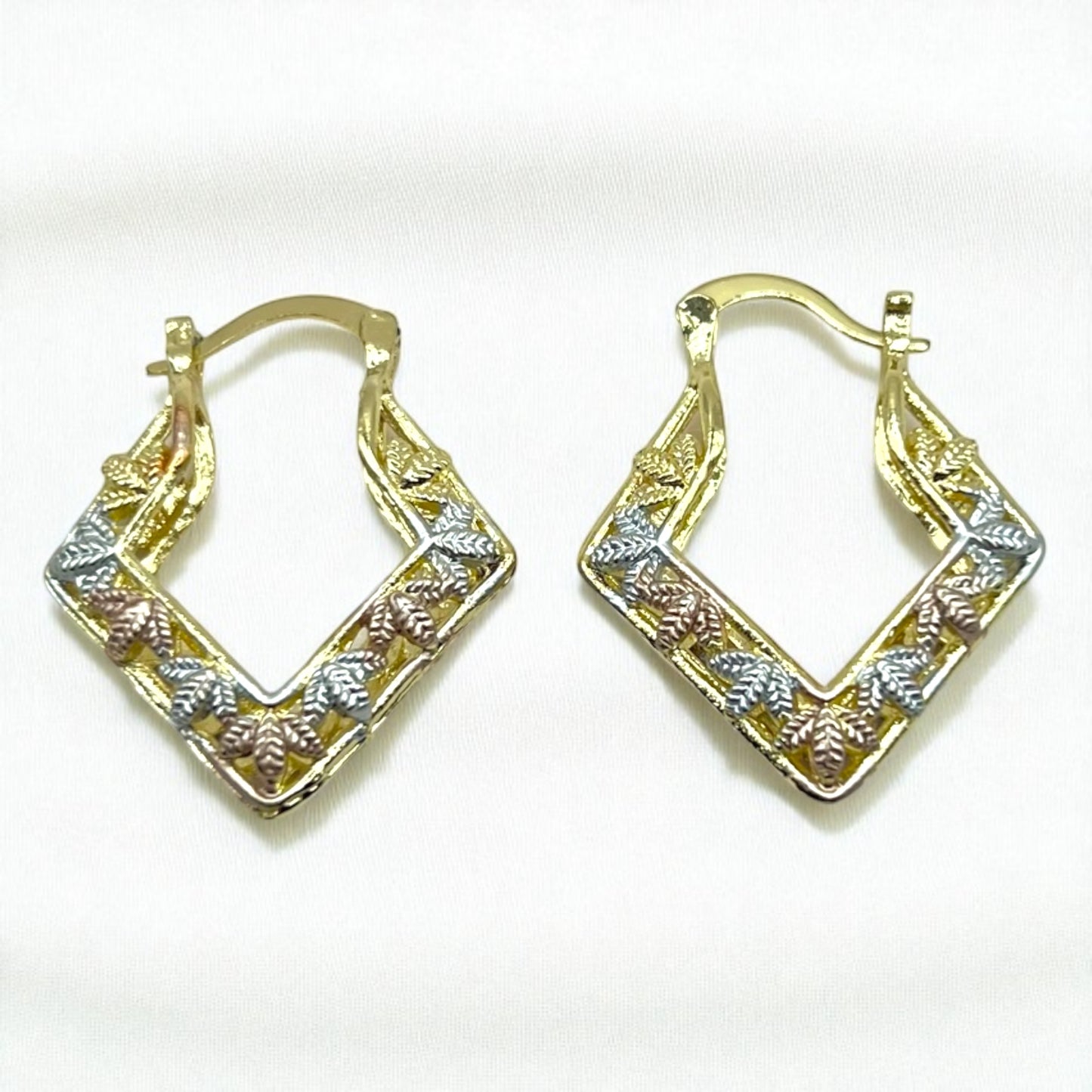 The Filigree Earrings, Diamond Shape
