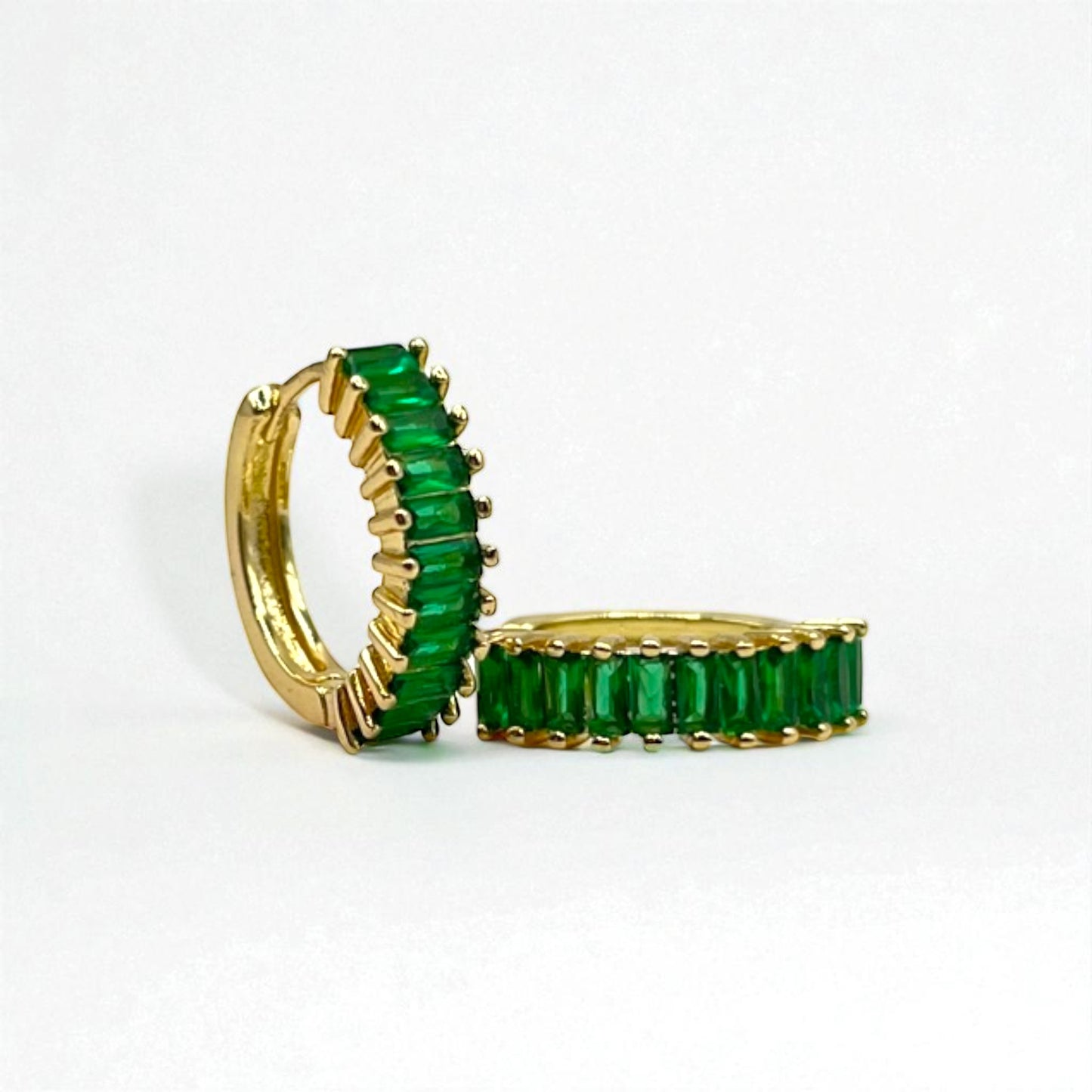 Emerald Legacy Hoops (Emerald Cut Edition)
