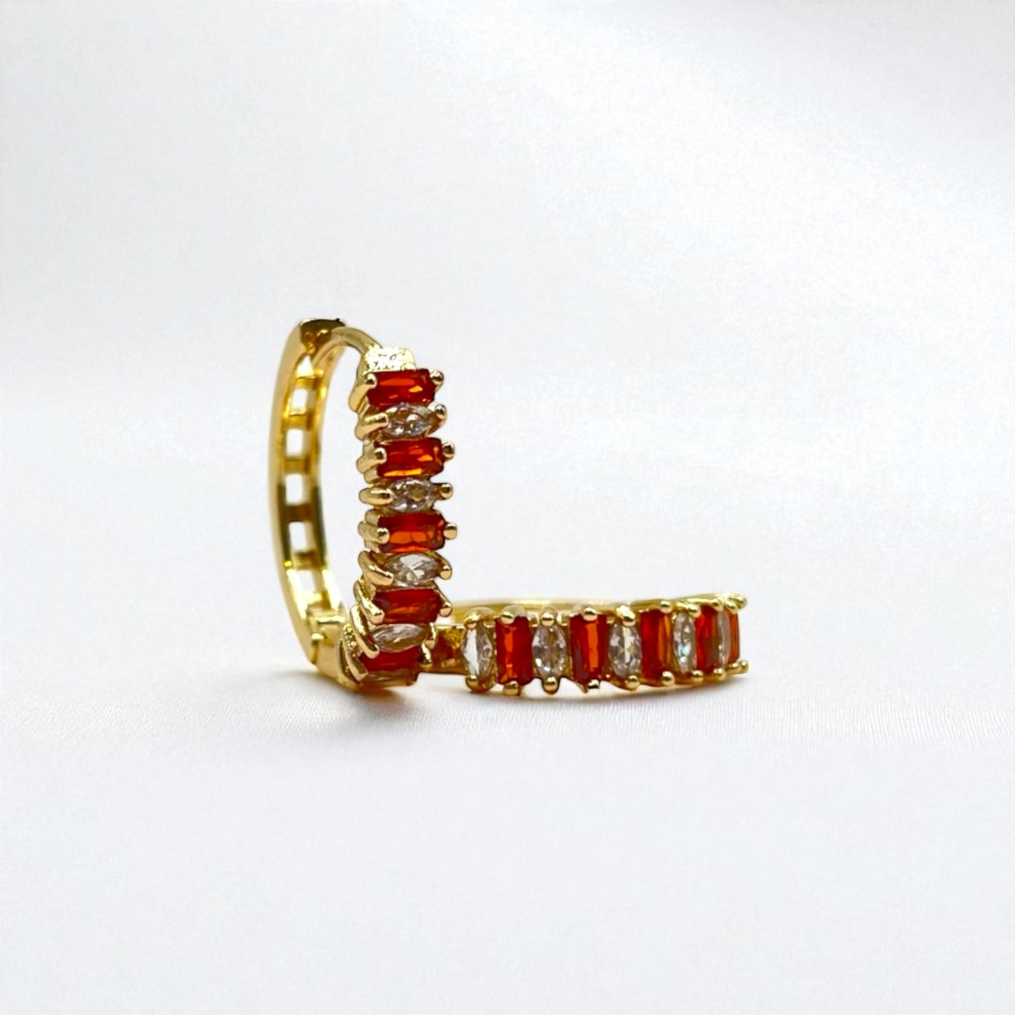 The Citrine Legacy Hoops (Alternating Stones Edition)