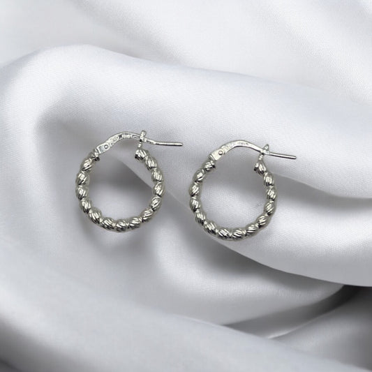 Corinthian Twist Hoops