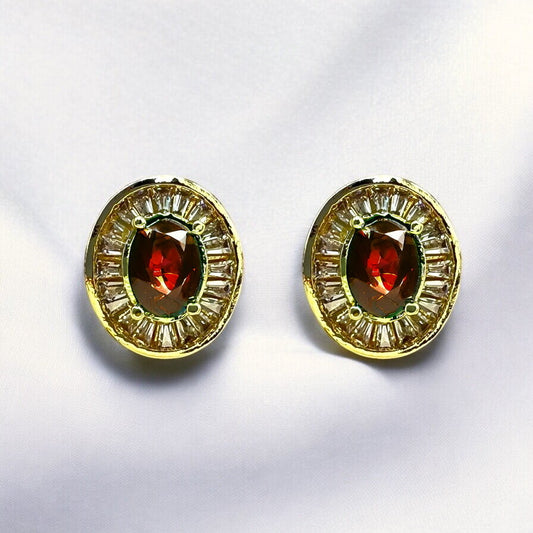 The Heritage Earring - Ruby