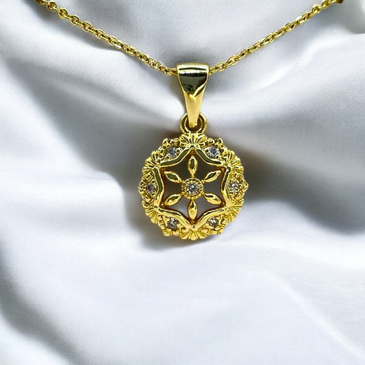 The Rosette Medallion Pendant
