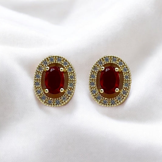 The Ruby Maiden Earrings