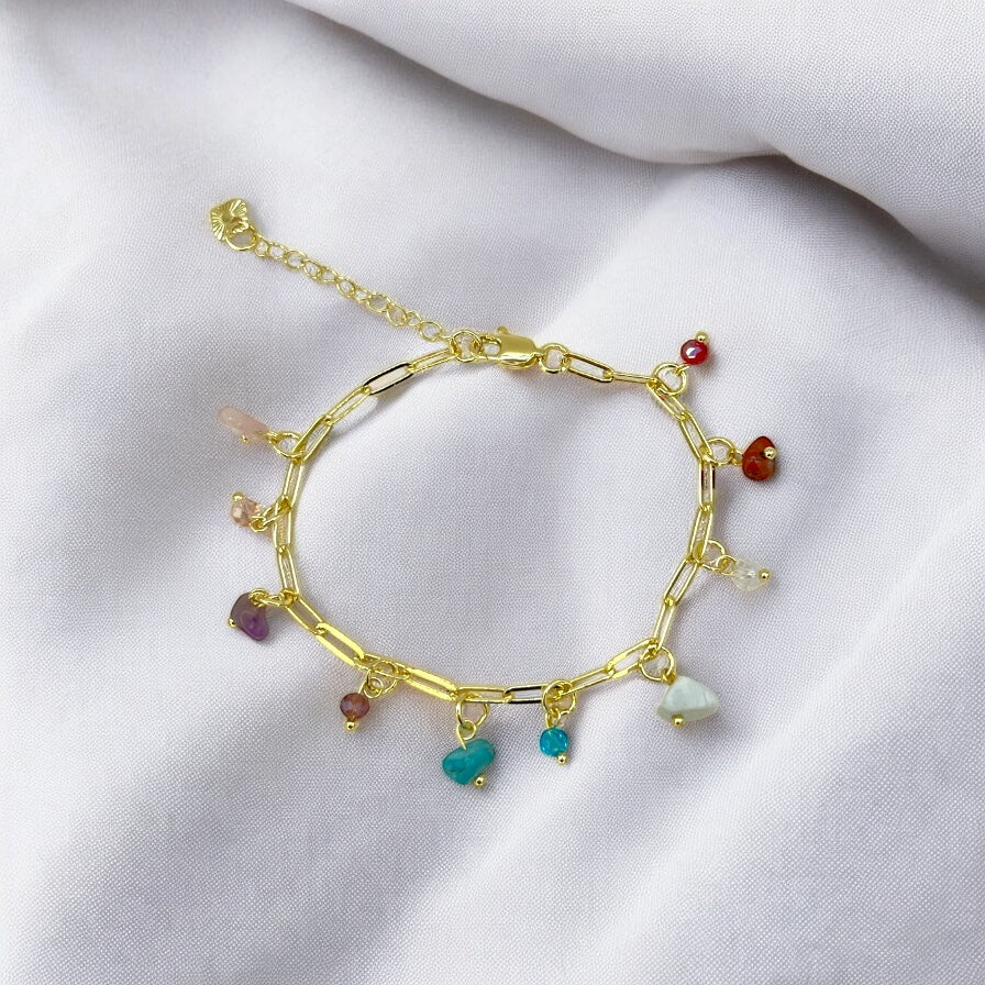 The Storyteller’s Stones Charm Bracelet - Wandering Tale