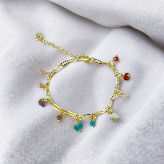 The Storyteller’s Stones Charm Bracelet - Wandering Tale