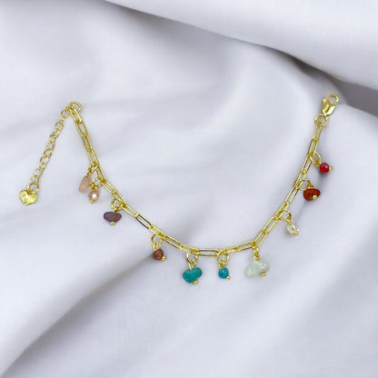 The Storyteller’s Stones Charm Bracelet - Wandering Tale