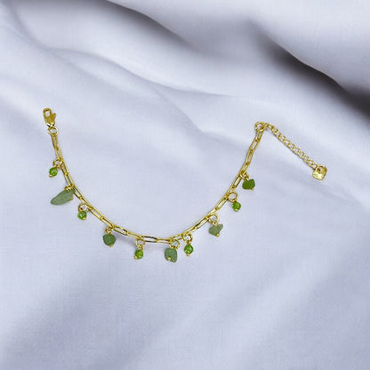 The Storyteller’s Stones Charm Bracelet - Jade Grove