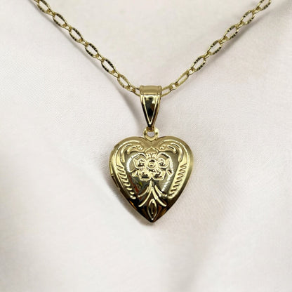 Floral Heart Portal Locket