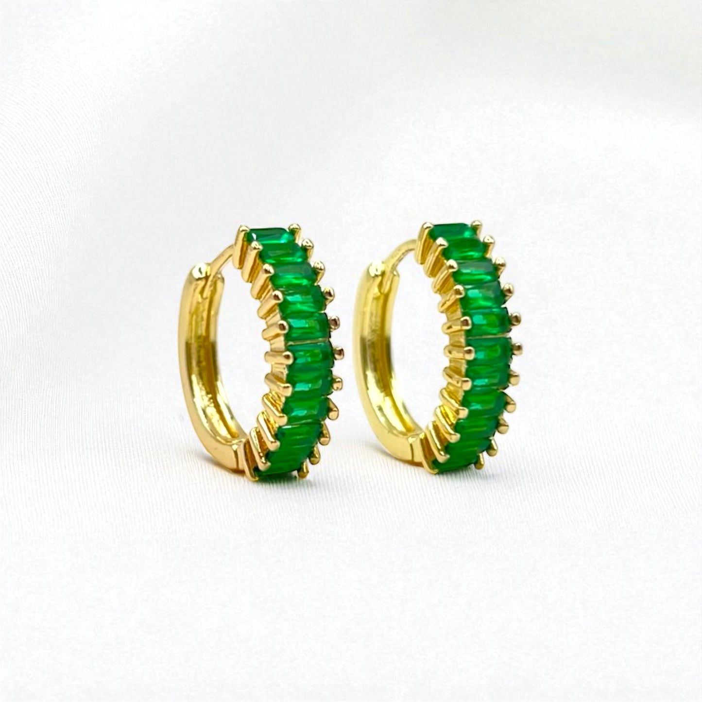 Emerald Legacy Hoops (Emerald Cut Edition)