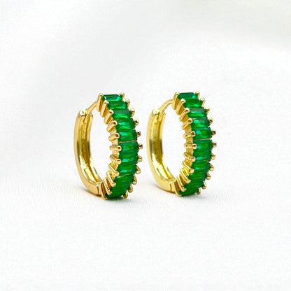 Emerald Legacy Hoops (Emerald Cut Edition)