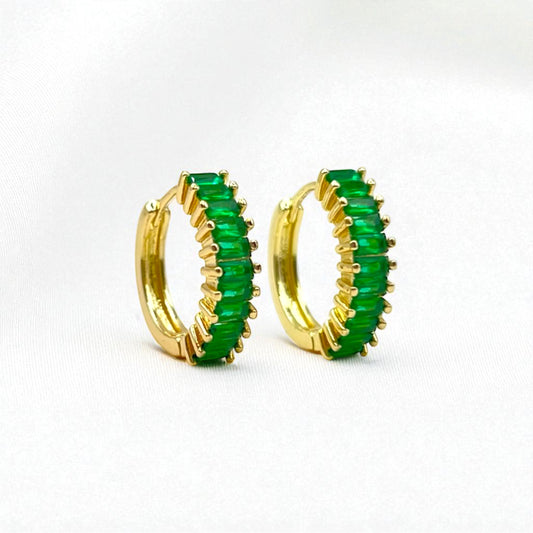Emerald Legacy Hoops (Emerald Cut Edition)