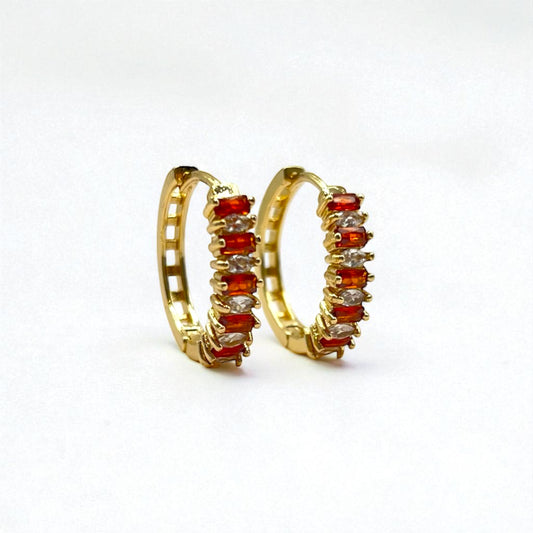 The Citrine Legacy Hoops (Alternating Stones Edition)