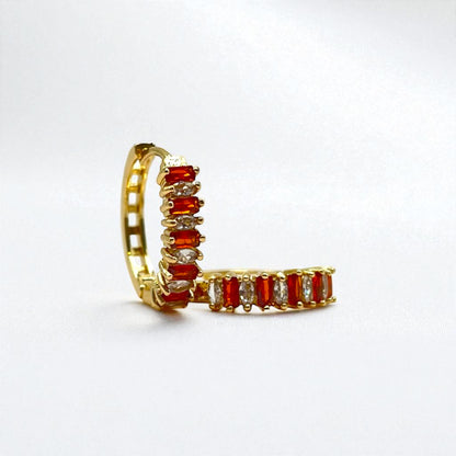 The Citrine Legacy Hoops (Alternating Stones Edition)